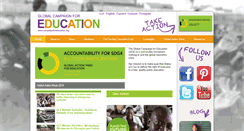 Desktop Screenshot of campaignforeducation.org